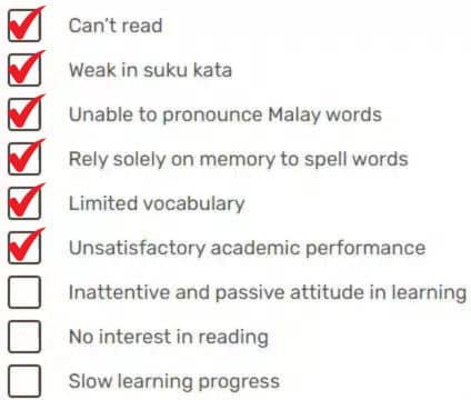 checklist for your child 7