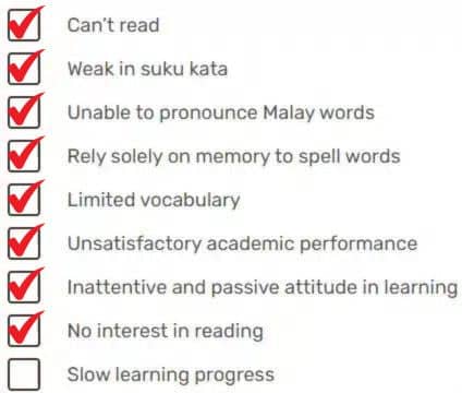 checklist for your child 9